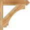 Ekena Millwork Imperial Rough Sawn Arts and Crafts Outlooker, Western Red Cedar, 6"W x 24"D x 24"H OUT06X24X24IMP03RWR - alternate 2